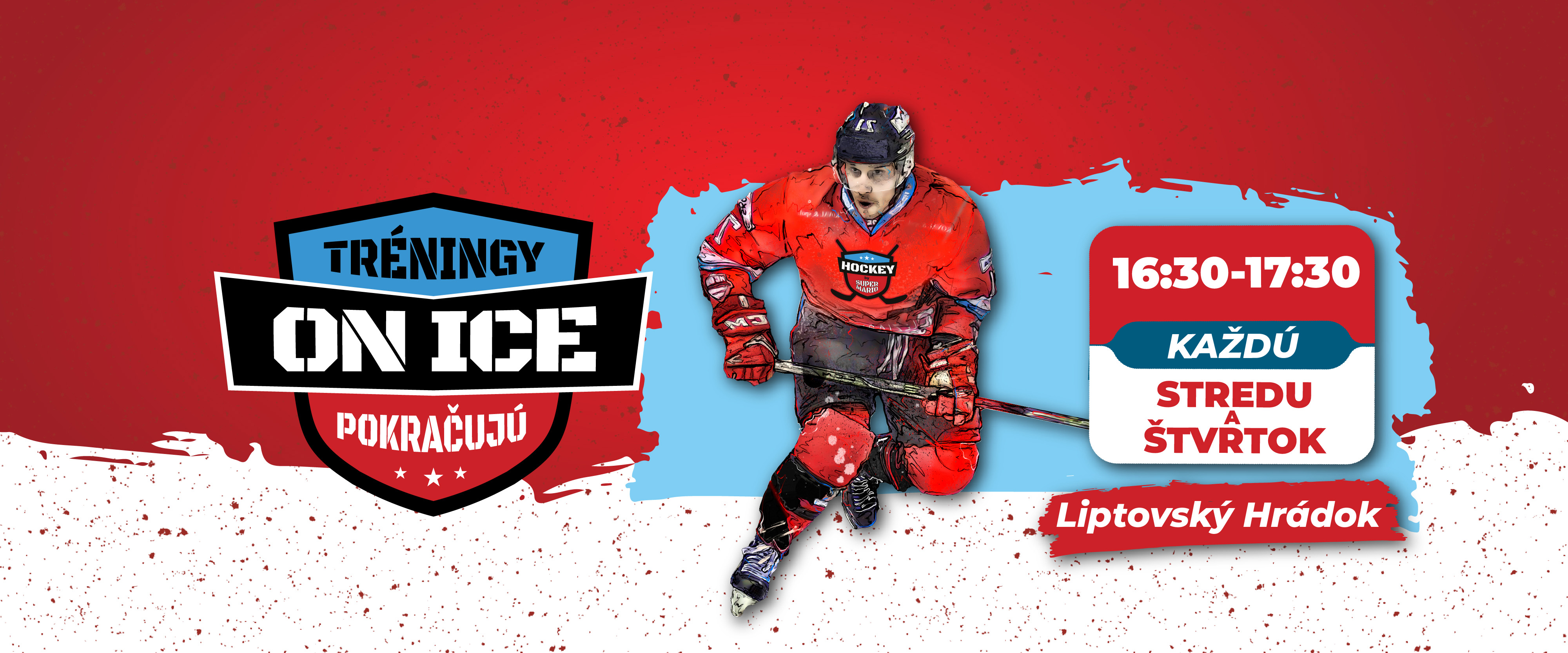 Hockey by Super Mario - hokejový tréner Ružomberok, Liptovský Mikuláš, Liptovksý Hrádok